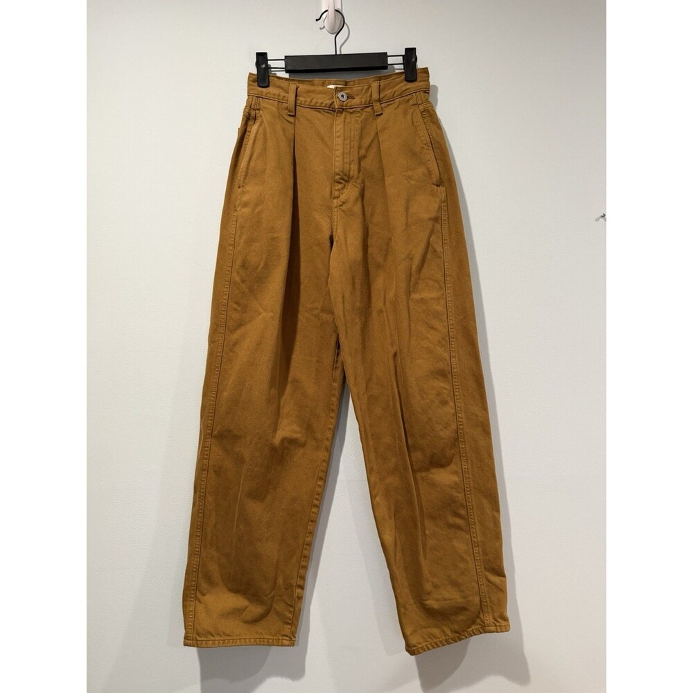 Uniqlo U Wide Leg Jeans Womens 25** High Rise 100% Cotton Work Minimal Travel